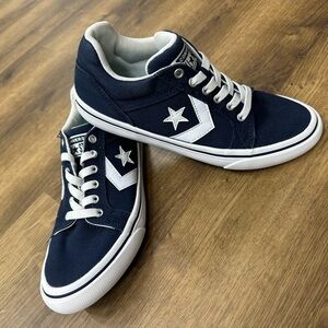 CONVERSE El‎ Distrito 2.0 Canvas Trainers, 668780C, Navy, Junior 4.5 UK 4